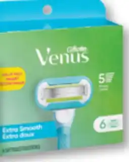 Familiprix Gillette Venus extra smooth cartouches paquet écono 6un offer