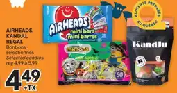 Brunet AIRHEADS, KANDJU, REGAL Bonbons sélectionnés offer