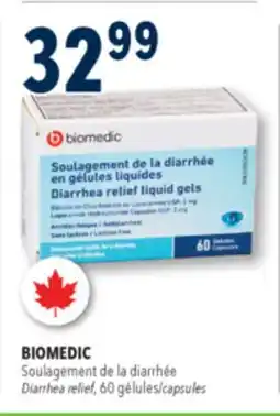 Familiprix Biomedic diarrhea relief liquid gels 60un offer