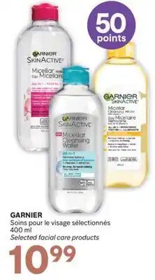 Brunet GARNIER Selected for the face product offer