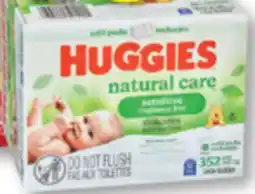 Familiprix Huggies Natural Care sensitive skin & fragrance free baby wipes 2x176un offer
