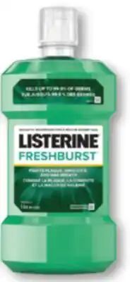 Familiprix Listerine fresh burst antiseptic mouthwash offer
