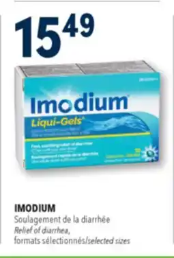 Familiprix Imodium fast, soothing relief of diarrhea capsules offer