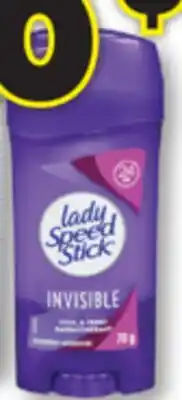 Familiprix Lady Speed Stick Invisible antiperspirant cool & fresh offer