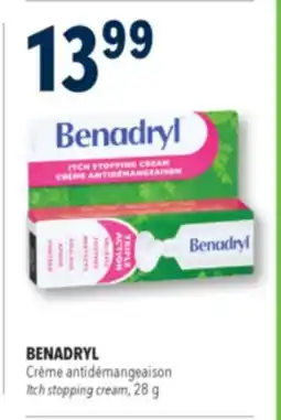 Familiprix Benadryl itch stopping cream offer
