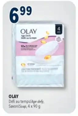 Familiprix Olay Age Defying Vitamin E moisturizing soap bar offer