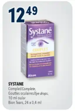 Familiprix Systane Complete lubricant eye drops offer