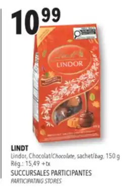 Familiprix LINDT, Lindor, Chocolate, sachet/bag offer