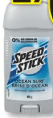 Familiprix Speed Stick deodorant 0% Aluminum Ocean Surf offer