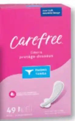 Familiprix Carefree Thong Panty Liners with Wings Unscented 49un offer