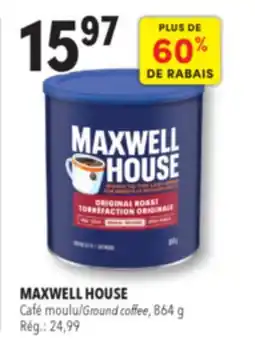 Familiprix Maxwell House ground coffee original roast medium offer