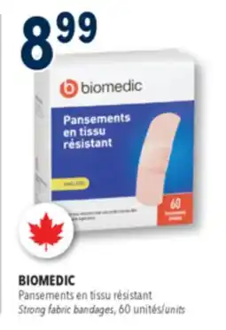 Familiprix Biomedic strong fabric bandages offer