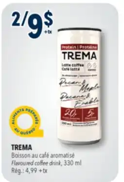 Familiprix TREMA, Flavoured coffee drink offer