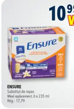 Familiprix Ensure High Protein meal replacement Vanilla offer
