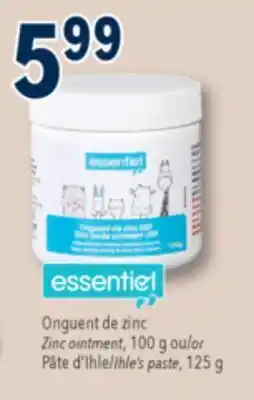 Familiprix Essentiel zinc ointment offer