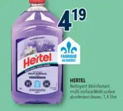 Familiprix HERTEL Multi surface disinfectant cleaner, 1,4litre offer