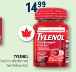 Familiprix Tylenol extra strength 500mg acetaminophen easy to swallow tablets 150un offer
