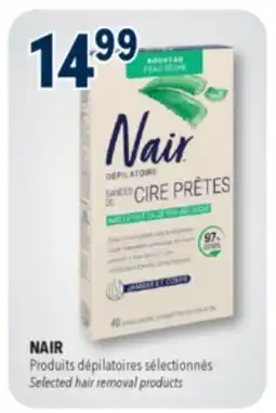 Familiprix Nair legs & body ready wax strips with organic aloe vera extract 40un offer