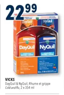 Familiprix Vicks DayQuil/NyQuil cold & flu cherry liquid convinience pack offer