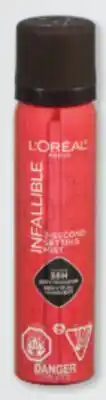 Familiprix L'Oréal Paris Infallible 3-Second Setting Mist offer