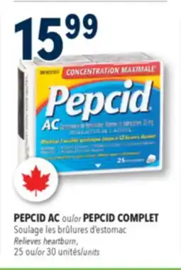 Familiprix Pepcid AC maximum strength acid controller tablets 25un offer
