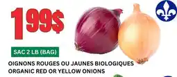 Marches Tau OIGNONS ROUGES OU JAUNES BIOLOGIQUES offer