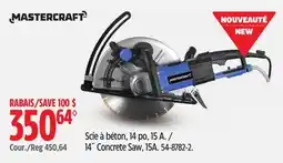 Canadian Tire 14˝ Concrete Saw, 15A offer