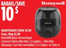 Canadian Tire Humidificateur ultrasonique à brume fraîche Mini Mist, 0,5 gallon offer