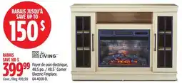 Canadian Tire For Living 48.5˝ Corner Electric Fireplace offer