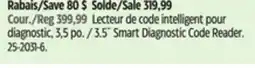 Canadian Tire Innova 3.5˝ Smart Diagnostic Code Reader offer