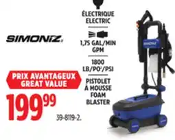 Canadian Tire FOAM BLASTER offer