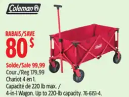 Canadian Tire Coleman 4-in-1 Wagon offer
