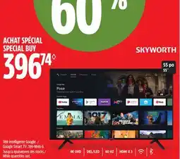 Canadian Tire SKYWORTH Google Smart offer