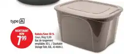 Canadian Tire TYPE A Stackable Storage Tote offer