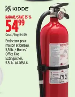 Canadian Tire KIDDE Office Fire Extinguisher offer