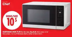 Canadian Tire master-chef 0.7 Cu-Ft Microwave. Black or white offer