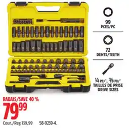 Canadian Tire Stanley ¼, ⅜ DRIVE SIZES offer