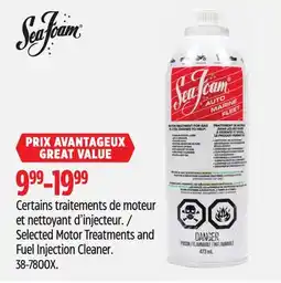 Canadian Tire SeaFoam Selected Motor Treatments and Fuel Injection Cleaner offer