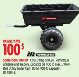 Canadian Tire Bed Utility Trailer Cart offer