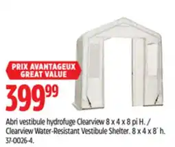 Canadian Tire SHELTERLOGIC Clearview Water-Resistant Vestibule Shelter offer