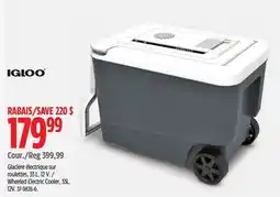 Canadian Tire Wheeled Electric Cooler, 33L. 12V offer