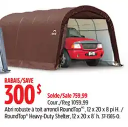 Canadian Tire Shelterlogic RoundTop Heavy-Duty Shelter offer