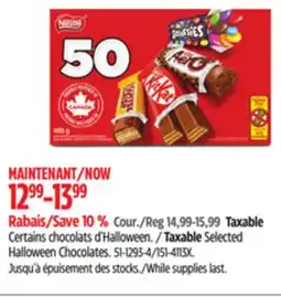 Canadian Tire Taxable Selected Halloween Chocolates offer