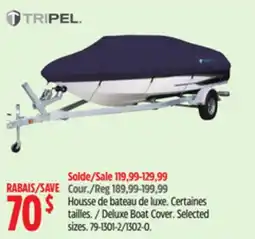 Canadian Tire Deluxe Boat Cover offer