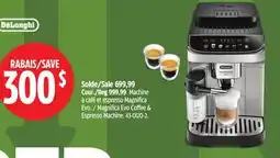 Canadian Tire Magnifica Evo Coffee & Espresso Machine offer