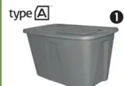 Canadian Tire Type A 121L Nesting Tote offer