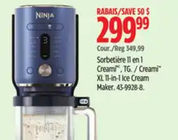 Canadian Tire NINJA XL 11-in-1 Ice Cream Maker offer