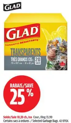 Canadian Tire Selected Garbage Bags offer