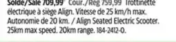 Canadian Tire Align Seated Electric Scooter offer