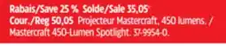 Canadian Tire Projecteur Mastercraft, 450 lumens offer